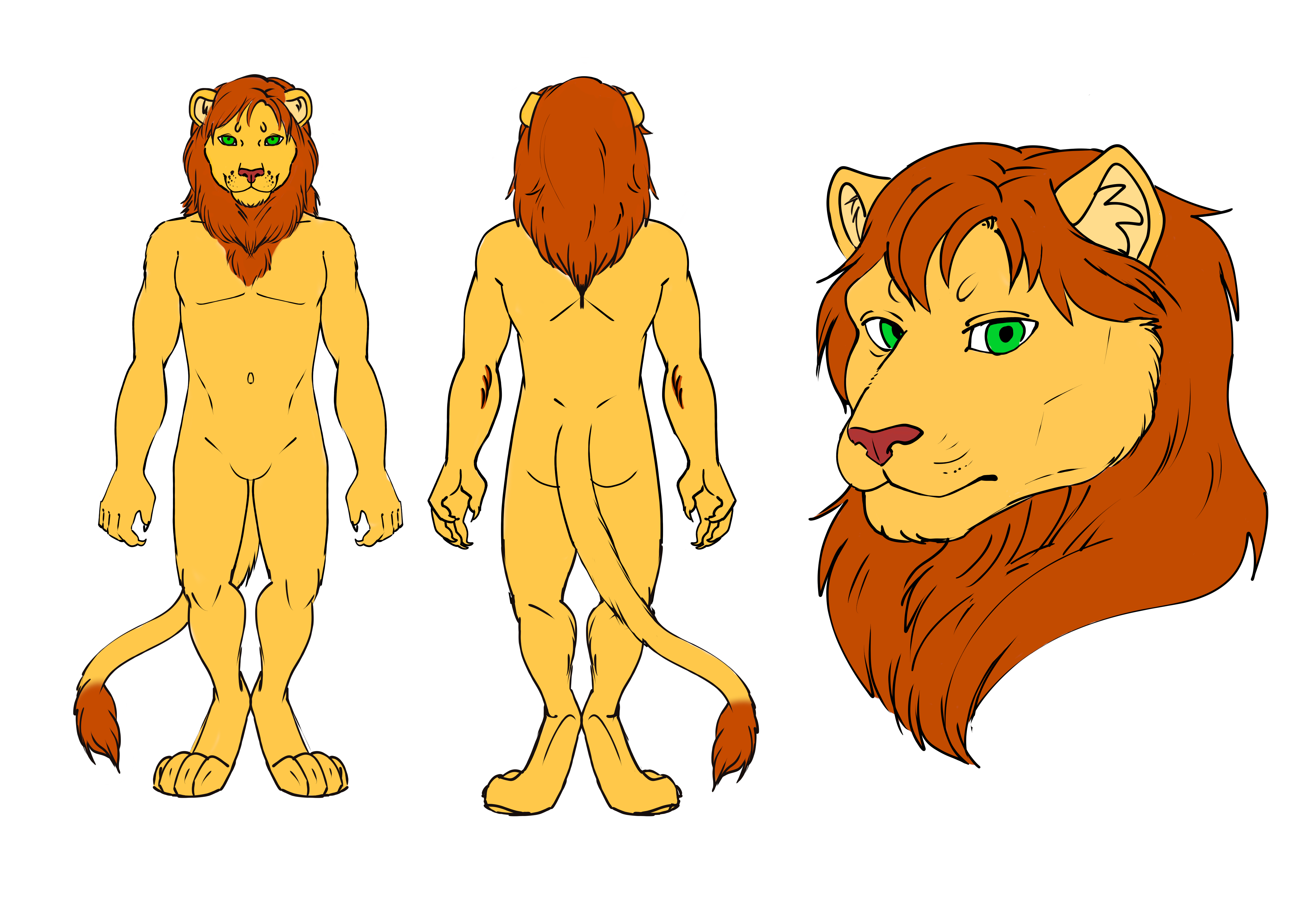 Kaze’s first refsheet, made by me