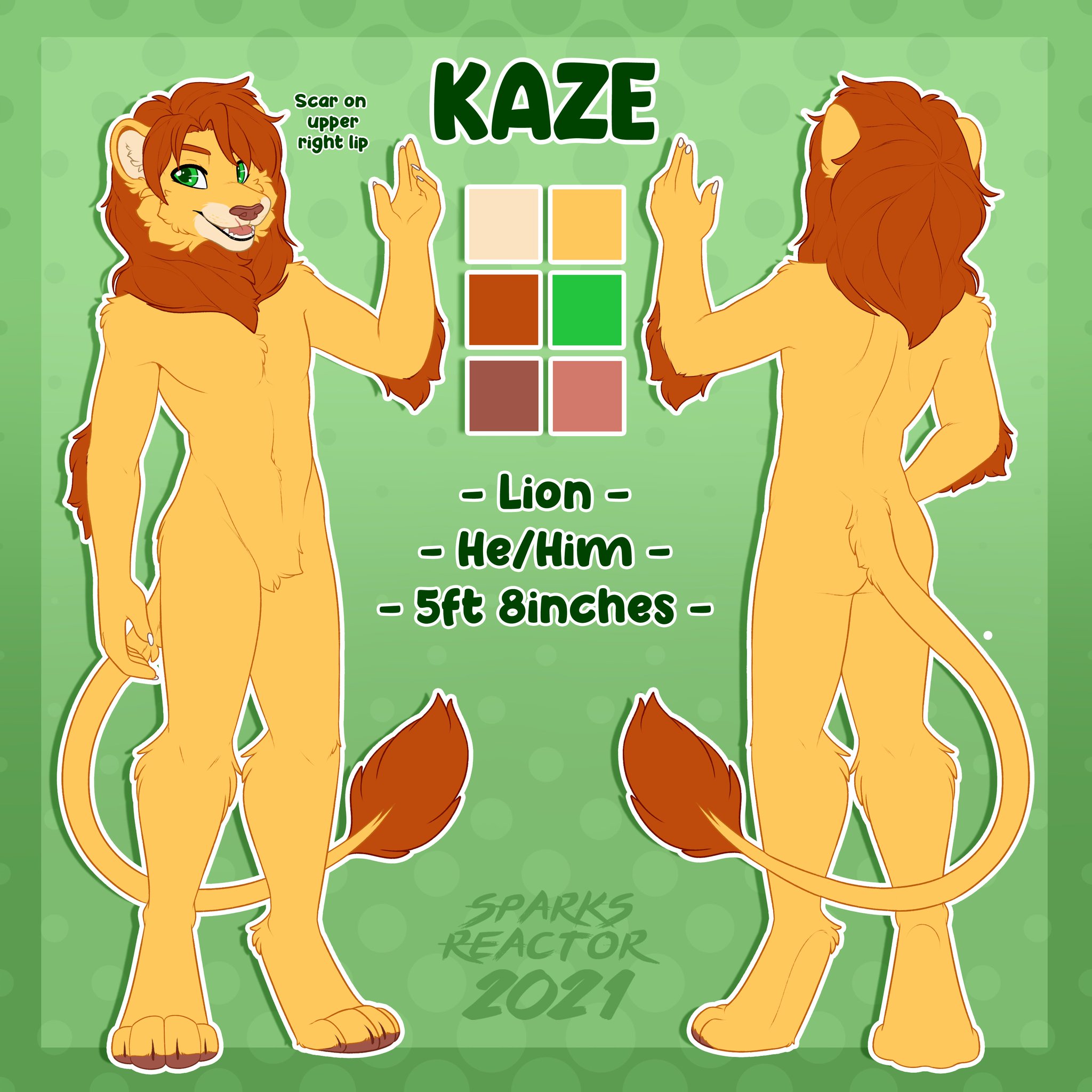 Kaze’s reference sheet